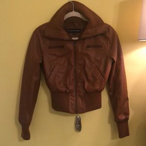 Leather jacket, worn once